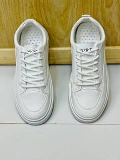 White Rexene Sneakers for Men and Women