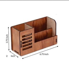 1 PC Moblie holder wooden Desk organizer