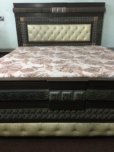 Bed, Side Tables, Dressing, Showcase Home Used For Urgent Sale. 1