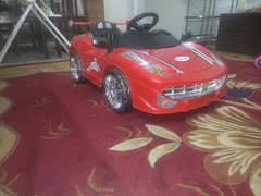 Kids Chargeable Car with Remote Control (Red)