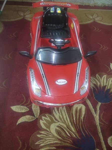 Kids Chargeable Car with Remote Control (Red) 1