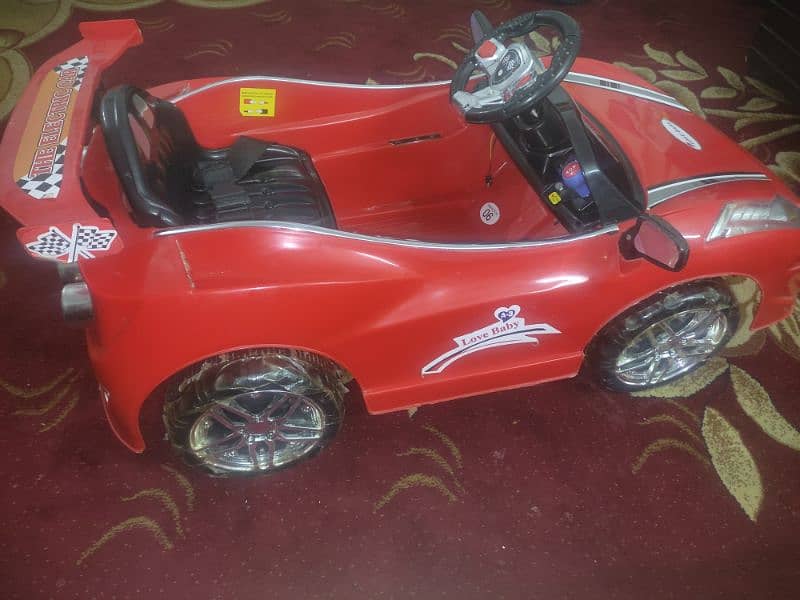 Kids Chargeable Car with Remote Control (Red) 2