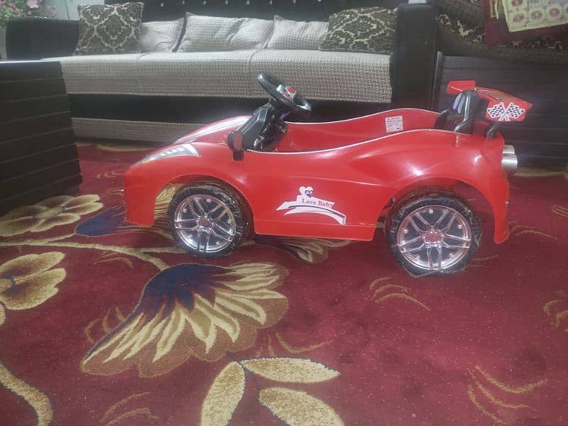 Kids Chargeable Car with Remote Control (Red) 4