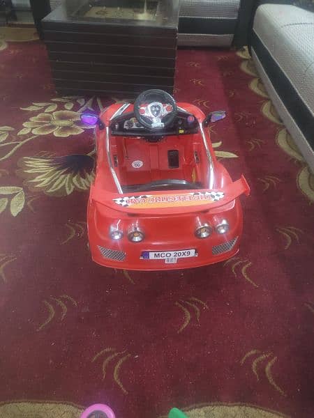 Kids Chargeable Car with Remote Control (Red) 5