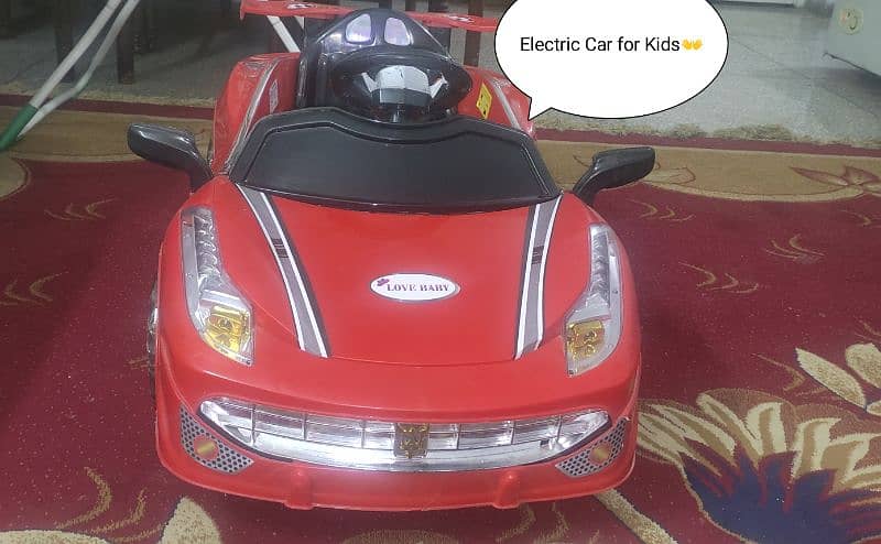 Kids Chargeable Car with Remote Control (Red) 13