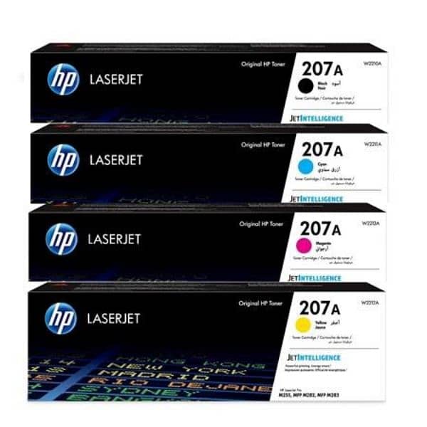 HP 207A Color Laser Toner Cartridge Set (China, Hi Copy, Original) 1