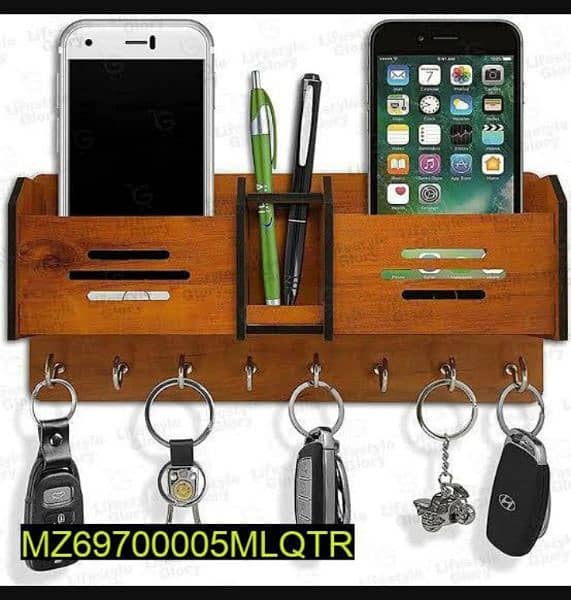 wall mount ,key ,pen and mobile holder 1