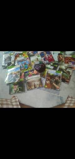 Xbox 360 used 1 controller with 45 games cds.