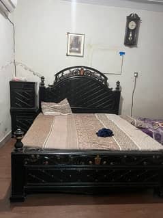 Double Bed with Side Tables (without Mattress)