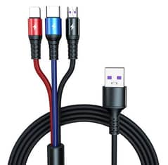 3 in 1 Charging Cable; Material:Type: 5A