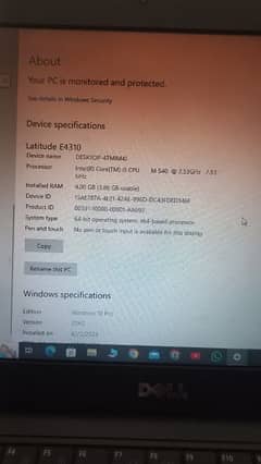 Dell Laptop Core i5 [ 1st generation ] 4Gb Ram