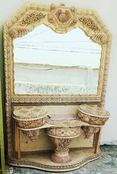 Antique Dressing Table made with wood and Fibre