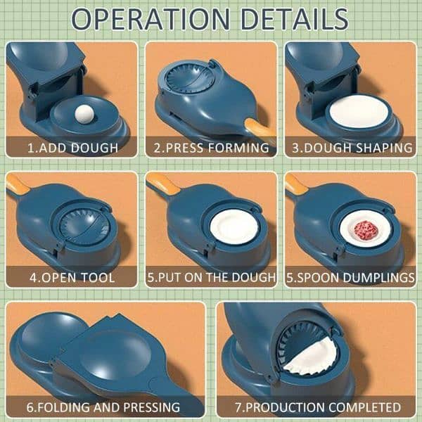 1 Pcs Dumpling Mould Kit 3