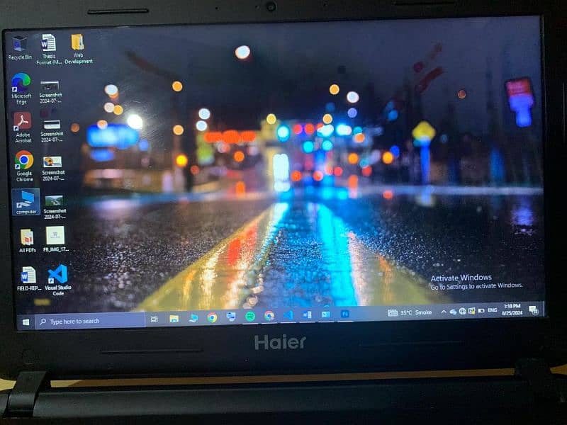 Haier Laptop for Sale with SSD-128GB 1