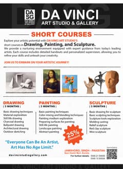 Short Courses in Drawing, Painting and Sculpture