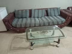 sofa set with glass table 0