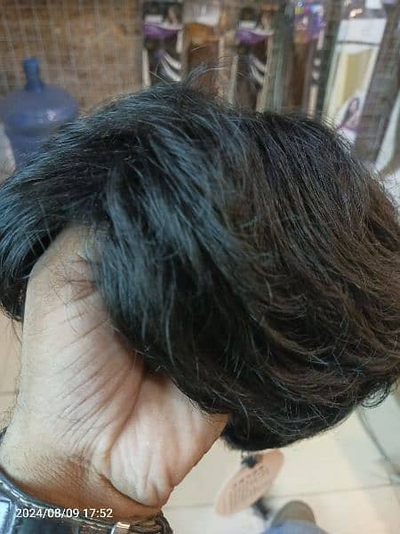 Mens Wig Full Head Caps Wig High quality 3