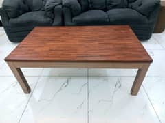 solid ash wood centre table