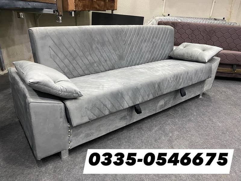 Wooden Sofa Cum Bed - Free Home Delivery 0