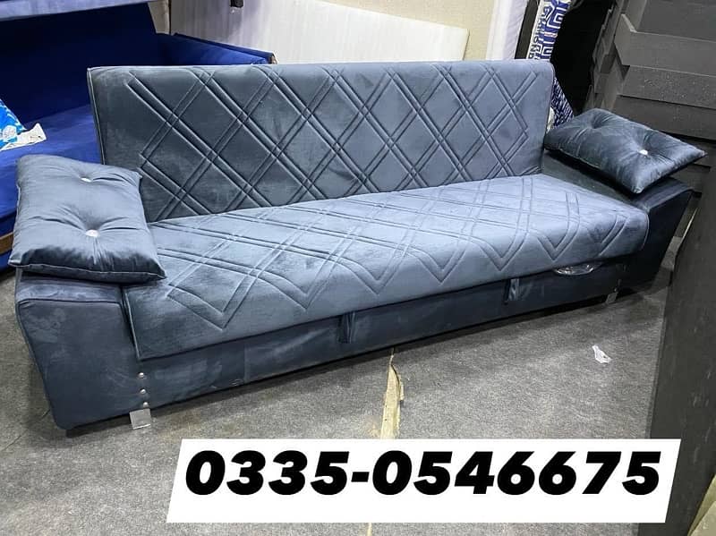 Wooden Sofa Cum Bed - Free Home Delivery 1