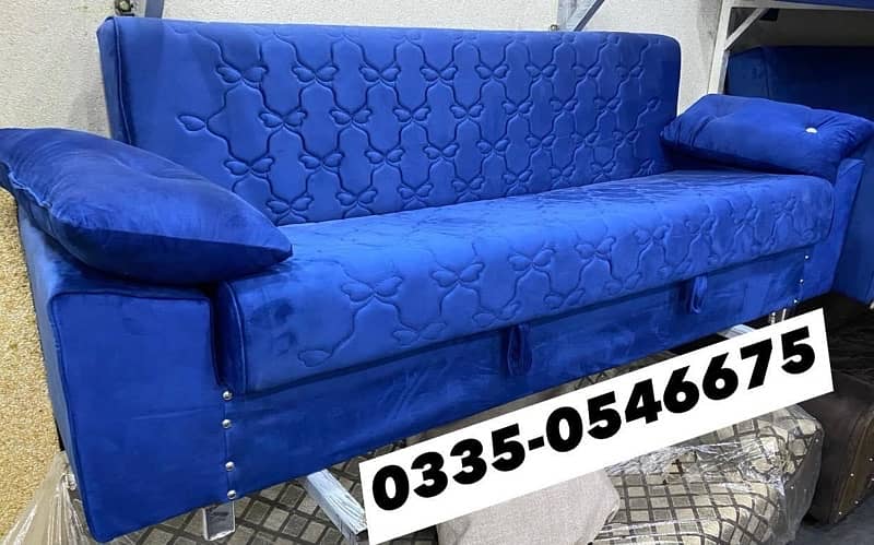 Wooden Sofa Cum Bed - Free Home Delivery 3