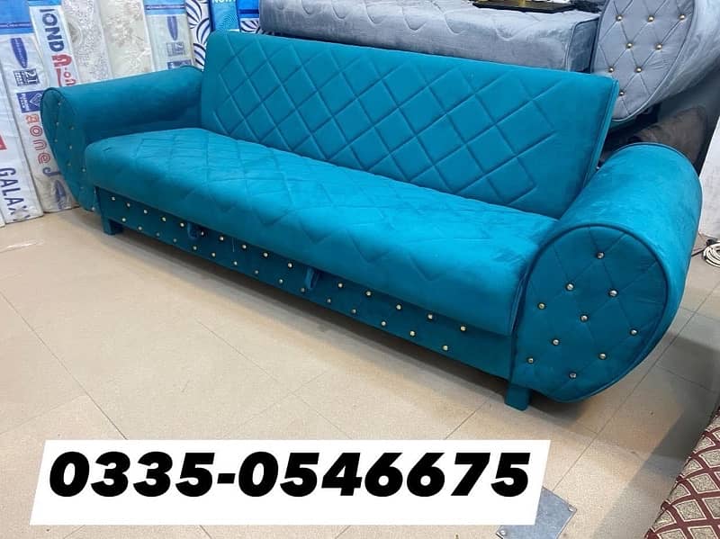 Wooden Sofa Cum Bed - Free Home Delivery 4