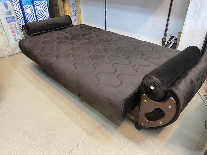 Wooden Sofa Cum Bed - Free Home Delivery 7