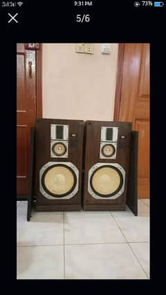 sansui speaker wooden speaker