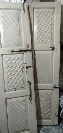 Used Pure full heavy deyar wood doors