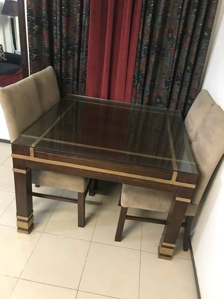 Dining table with 4 chairs 7