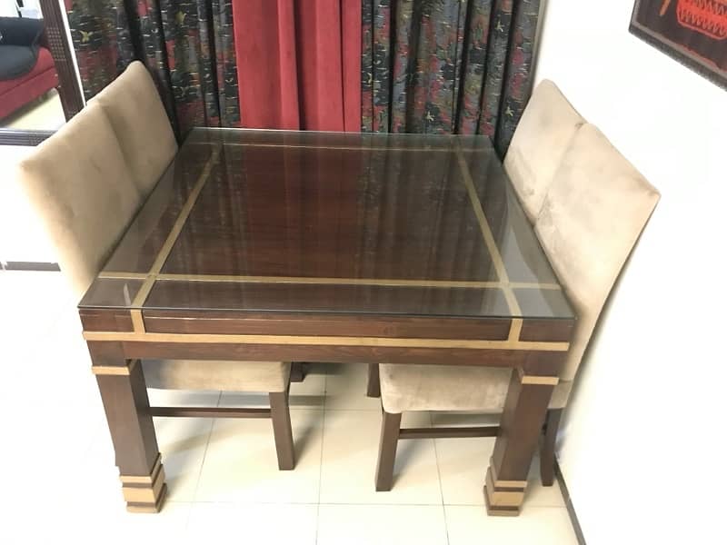 Dining table with 4 chairs 12