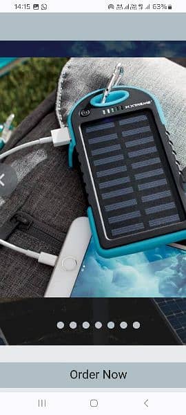 Solar Power Bank For Andriod and iOS 4