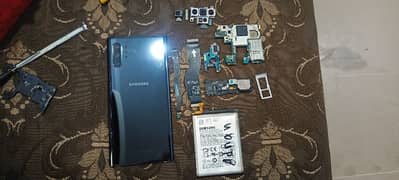 samsung note 10 plus All parts camera, battery, sim jacket