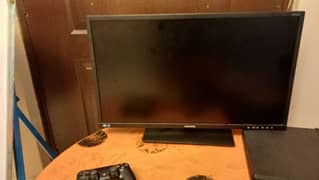 Samsung 75hz 27 inch 1080p gaming monitor with adjustable stand.