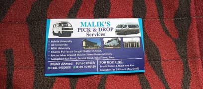 Bahria university pick & drop service