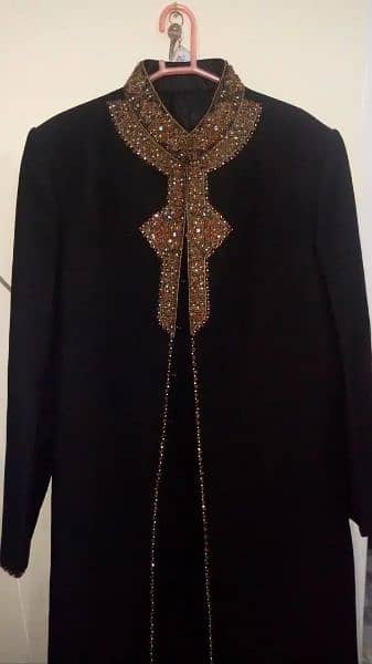 Black Shaadi Sherwani for Sell in 5000 Pkr 0