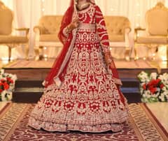 bridal red lehnga