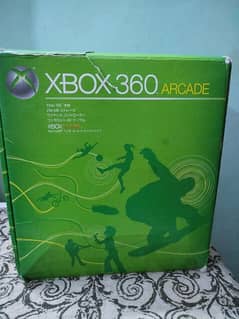 Xbox 360 arcade with kinet sensor