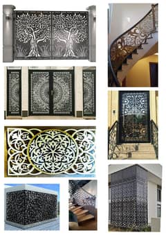 cnc cutting Gates|doors|railings| separator|wall hanging| stairs 0