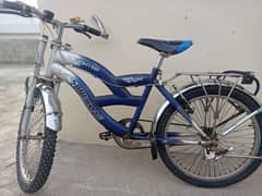 Blue Bicycle with speedometer URGENT SALE