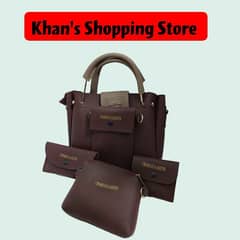 3 pcs Premium Quality Bags for Ladies