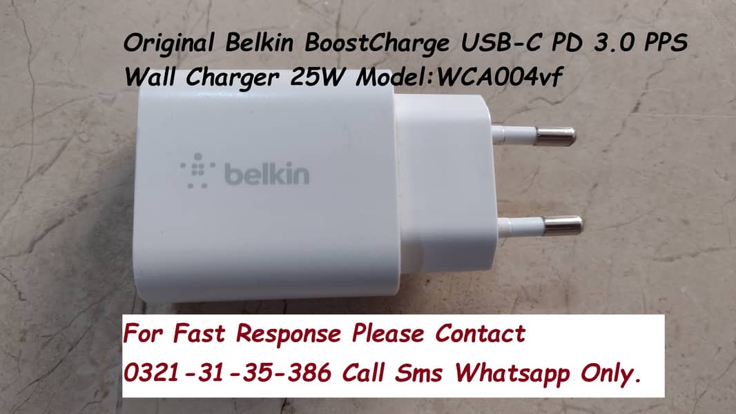 original belkin charger 25w 0