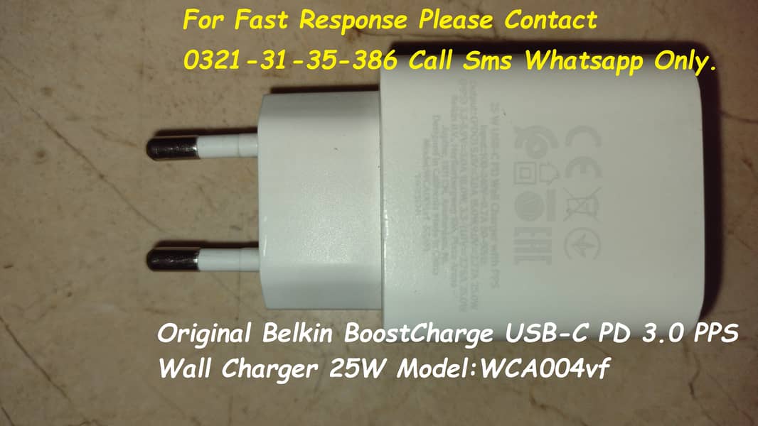 original belkin charger 25w 3