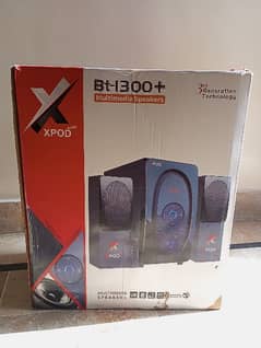 XPOD BT-1300+ Multimedia Speakers 3rd Generation Technology 0