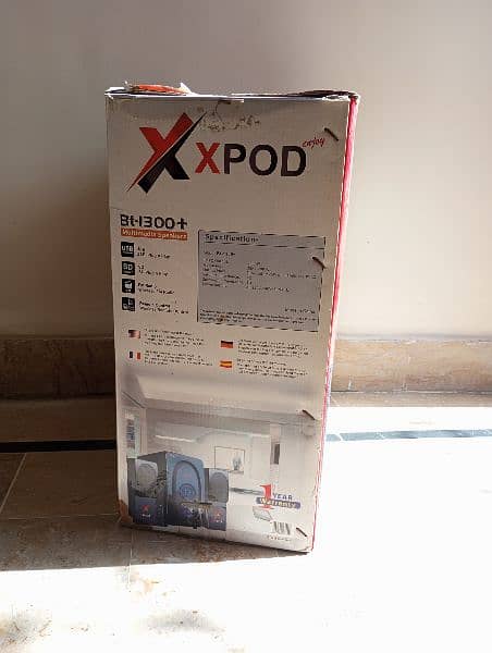 XPOD BT-1300+ Multimedia Speakers 3rd Generation Technology 1