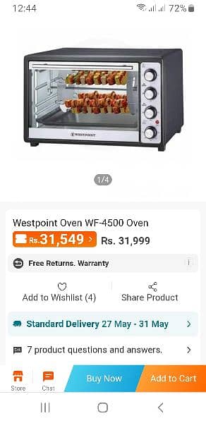 WF_4500 microwave plus bar B,Q 5