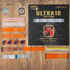 Ultra 10 Smart Watch 10 Straps