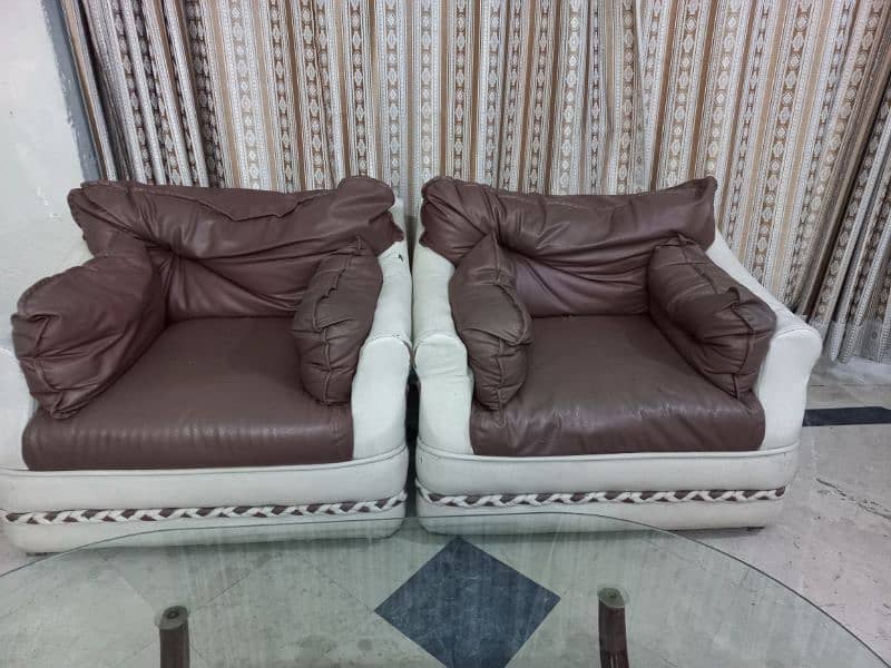 Leather Sofa set 2