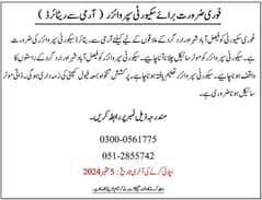 Security Supervisor in Faisalabad