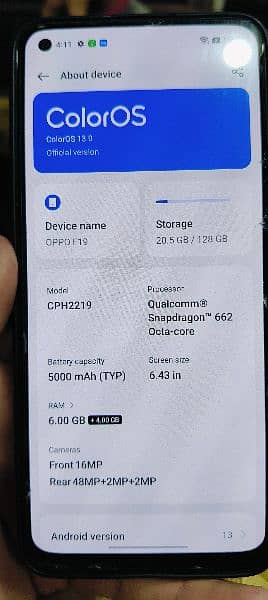 oppo f19 just like new 9/10 0